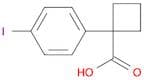 Cyclobutanecarboxylic acid, 1-(4-iodophenyl)-