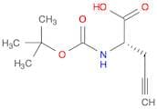 4-Pentynoic acid, 2-[[(1,1-dimethylethoxy)carbonyl]amino]-, (2S)-