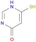 4(1H)-Pyrimidinone, 6-mercapto-