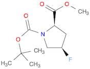 1,2-Pyrrolidinedicarboxylic acid, 4-fluoro-, 1-(1,1-dimethylethyl)2-methyl ester, (2R,4R)-