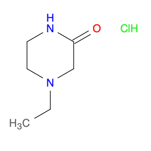 Piperazinone, 4-ethyl-, monohydrochloride