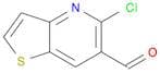 Thieno[3,2-b]pyridine-6-carboxaldehyde, 5-chloro-