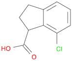 7-Chloro-2,3-dihydro-1H-indene-1-carboxylic acid