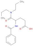 Pentanoic acid, 4-(benzoylamino)-5-(dipropylamino)-5-oxo-