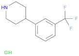 4-(3-Trifluoromethylphenyl)piperidine, HCl
