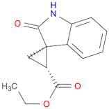 Spiro[cyclopropane-1,3'-[3H]indole]-2-carboxylic acid,1',2'-dihydro-2'-oxo-, ethyl ester, (1R,2R)-…