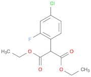 Propanedioic acid, (4-chloro-2-fluorophenyl)-, diethyl ester