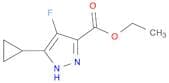 Ethyl 5-cyclopropyl-4-fluoro-1H-pyrazole-3-carboxylate