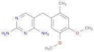 2,4-Pyrimidinediamine, 5-[(4,5-dimethoxy-2-methylphenyl)methyl]-