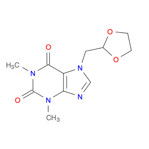 7-(1,3-Dioxolan-2-ylmethyl)-3,7-dihydro-1,3-dimethyl-1H-purine-2,6-dione