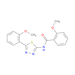 2-Methoxy-N-(5-(2-methoxyphenyl)-1,3,4-thiadiazol-2-yl)benzamide