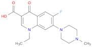 3-Quinolinecarboxylic acid,1-ethyl-6-fluoro-1,4-dihydro-7-(4-methyl-1-piperazinyl)-4-oxo-