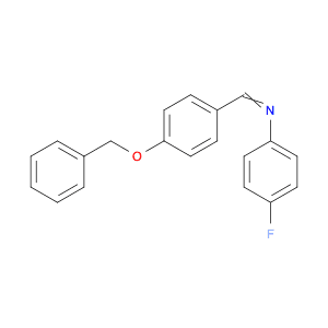 Benzenamine, 4-fluoro-N-[[4-(phenylmethoxy)phenyl]methylene]-