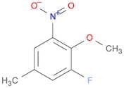 1-Fluoro-2-methoxy-5-methyl-3-nitrobenzene