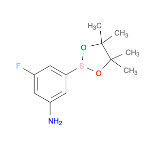 Benzenamine, 3-fluoro-5-(4,4,5,5-tetramethyl-1,3,2-dioxaborolan-2-yl)-