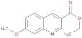3-Quinolinecarboxylic acid, 7-methoxy-, ethyl ester
