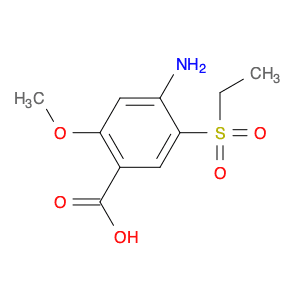 Benzoic acid, 4-amino-5-(ethylsulfonyl)-2-methoxy-