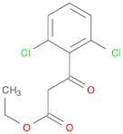 Benzenepropanoic acid, 2,6-dichloro-b-oxo-, ethyl ester