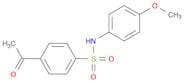 4-Acetyl-N-(4-methoxyphenyl)benzenesulfonamide