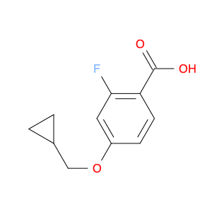 Benzoic acid, 4-(cyclopropylmethoxy)-2-fluoro-