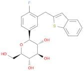 D-Glucitol,1,5-anhydro-1-C-[3-(benzo[b]thien-2-ylmethyl)-4-fluorophenyl]-, (1S)-