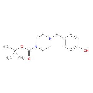 1-Piperazinecarboxylic acid, 4-[(4-hydroxyphenyl)methyl]-,1,1-dimethylethyl ester