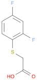 2-[(2,4-difluorophenyl)sulfanyl]acetic acid