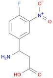 3-Amino-3-(4-fluoro-3-nitrophenyl)propanoic acid