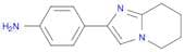 4-(5H,6H,7H,8H-Imidazo[1,2-a]pyridin-2-yl)aniline