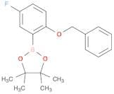 2-[5-Fluoro-2-(phenylmethoxy)phenyl]-4,4,5,5-tetramethyl-1,3,2-dioxaborolane