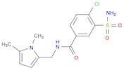 Benzamide, 3-(aminosulfonyl)-4-chloro-n-[(1,5-dimethyl-1h-pyrrol-2-yl)methyl]-
