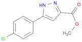 1H-Pyrazole-3-carboxylic acid, 5-(4-chlorophenyl)-, methyl ester