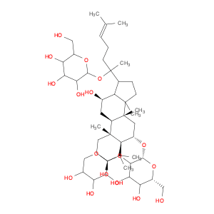 b-D-Glucopyranoside,(3b,6a,12b)-20-(b-D-glucopyranosyloxy)-3,12-dihydroxydammar-24-en-6-yl 2-O-b-D…