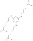 Hexanoic acid, 6,6',6''-(1,3,5-triazine-2,4,6-triyltriimino)tris-