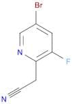 2-(5-Bromo-3-fluoropyridin-2-yl)acetonitrile
