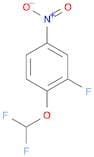 Benzene, 1-(difluoromethoxy)-2-fluoro-4-nitro-