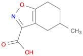 5-methyl-4,5,6,7-tetrahydro-1,2-benzoxazole-3-carboxylic acid