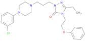 3H-1,2,4-Triazol-3-one,2-[3-[4-(3-chlorophenyl)-1-piperazinyl]propyl]-5-ethyl-2,4-dihydro-4-(2-phe…