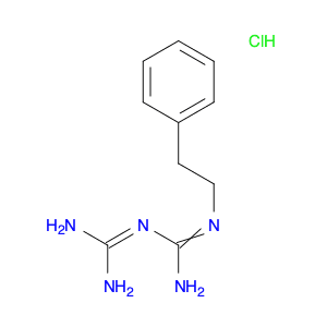 Imidodicarbonimidic diamide, N-(2-phenylethyl)-, monohydrochloride