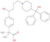 2-(4-{1-hydroxy-4-[4-(hydroxydiphenylmethyl)piperidin-1-yl]butyl}phenyl)-2-methylpropanoic acid