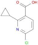 3-Pyridinecarboxylic acid, 6-chloro-2-cyclopropyl-