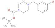 1-Piperazinecarboxylic acid, 4-[(3-bromophenyl)methyl]-,1,1-dimethylethyl ester