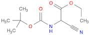 Ethyl 2-(tert-butoxycarbonylamino)-2-cyanoacetate