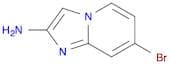 IMIDAZO[1,2-A]PYRIDIN-2-AMINE, 7-BROMO-