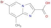 6-Bromo-8-methylimidazo[1,2-a]pyridine-2-carboxylic acid