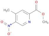 2-Pyridinecarboxylic acid, 4-methyl-5-nitro-, methyl ester