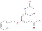 8-acetyl-6-phenylmethoxy-4H-1,4-benzoxazin-3-one