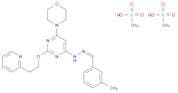 Benzaldehyde, 3-methyl-,[6-(4-morpholinyl)-2-[2-(2-pyridinyl)ethoxy]-4-pyrimidinyl]hydrazone,dimet…