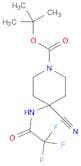 tert-Butyl 4-cyano-4-(2,2,2-trifluoroacetamido)piperidine-1-carboxylate