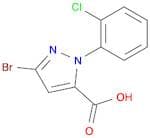 1H-Pyrazole-5-carboxylic acid, 3-bromo-1-(2-chlorophenyl)-